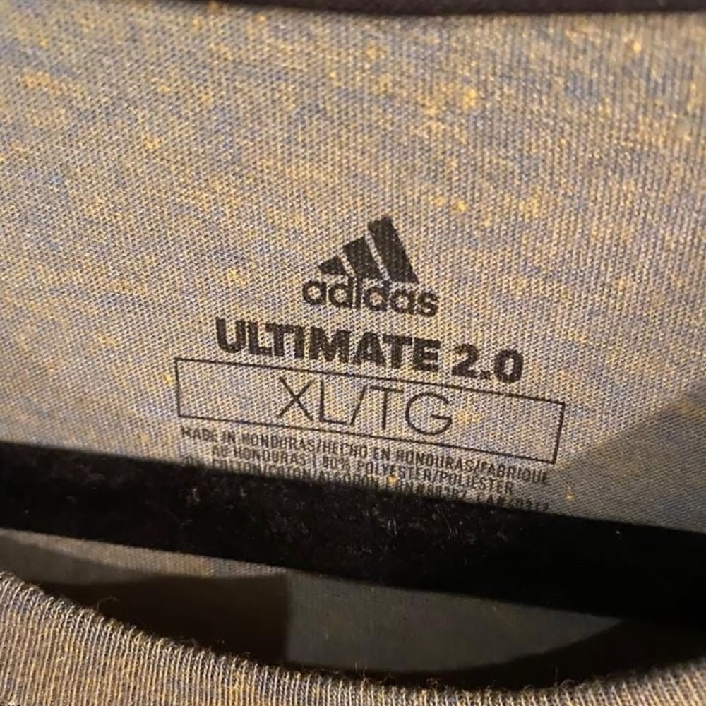 Adidas Ultimate 2.0 Men’s Short Sleeve T-Shirt, Mossy color, XLARGE - Picture 4 of 4
